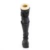 DemoniaCult - RENEGADE320 Platform overknee Boots - Black Product image